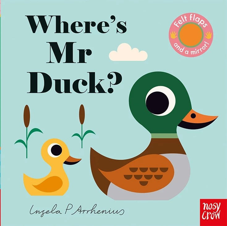 Where's Mr Duck?( Felt Flaps Buggy Book) Interactive Kids Book Baby Gifts Idea