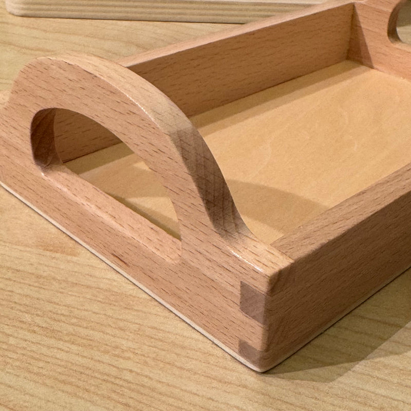 Montessori Wooden Tray Small (16.5 x 10cm) Montessori Practical Life Materials