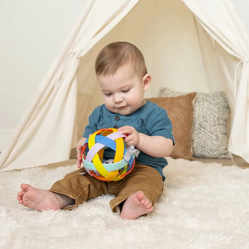 Manhattan Toy Blissful Ball Sensory Baby Toddler Activity Toy Baby Gifts Idea 6m+