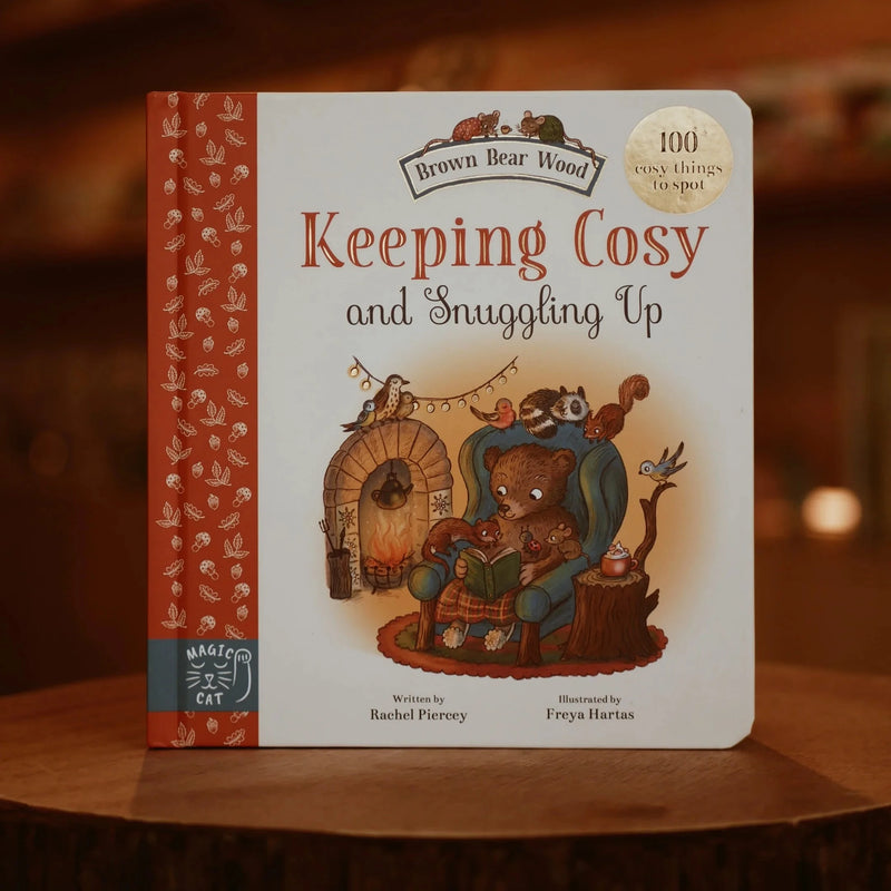 Brown Bear Wood: Keeping Cosy and Snuggling Up (Board Book) by Rachel Piercey Kids Picture Book by Magic Cat 2yrs+