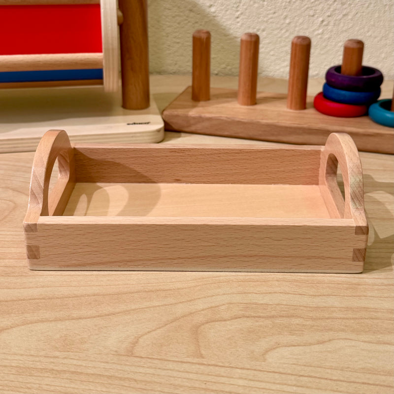 Montessori Wooden Tray Small (16.5 x 10cm) Montessori Practical Life Materials