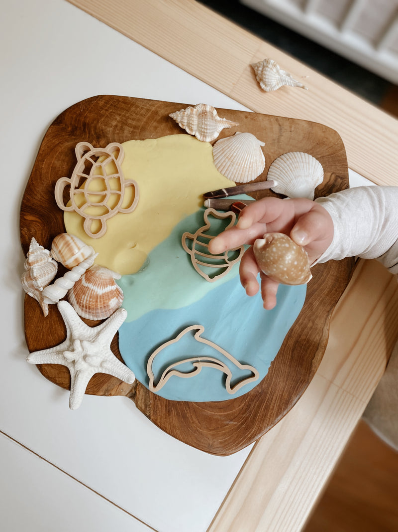 Kinfolk Pantry Mini Under The Sea Eco Cutter Set Playdough Toys Art and craft for kids 3yrs+