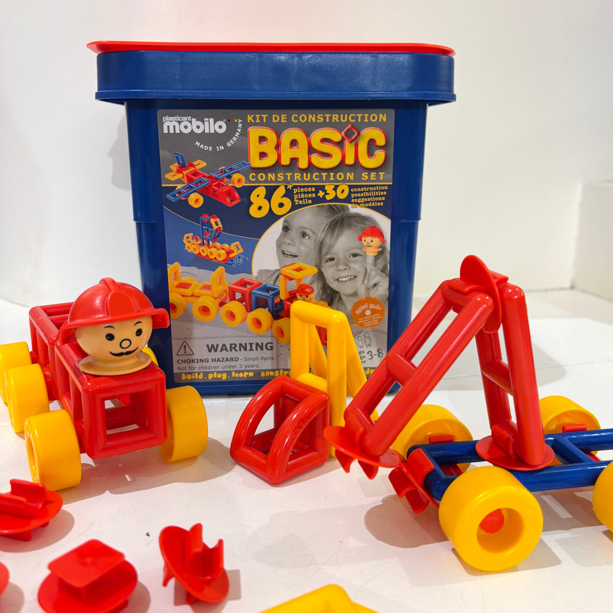 Mobilo Basic Bucket set NEW 86pc + 30 Construction Blueprints Creative ...