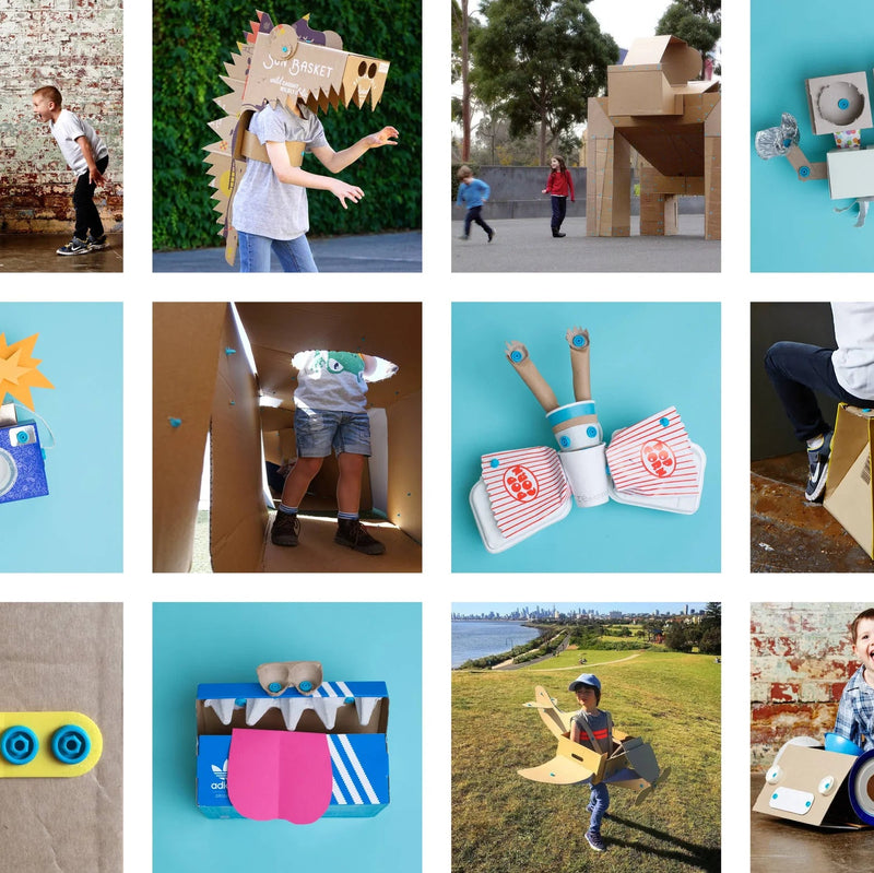 Makedo Scru Combo Construction Tool 160pcs Accessory Set for Makedo Art and Craft for Kids 5yrs+