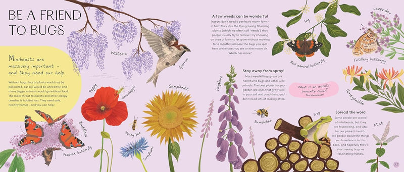 Minibeasts Under the Magnifying Glass (Hardcover) by Rosie Neave 5yrs+