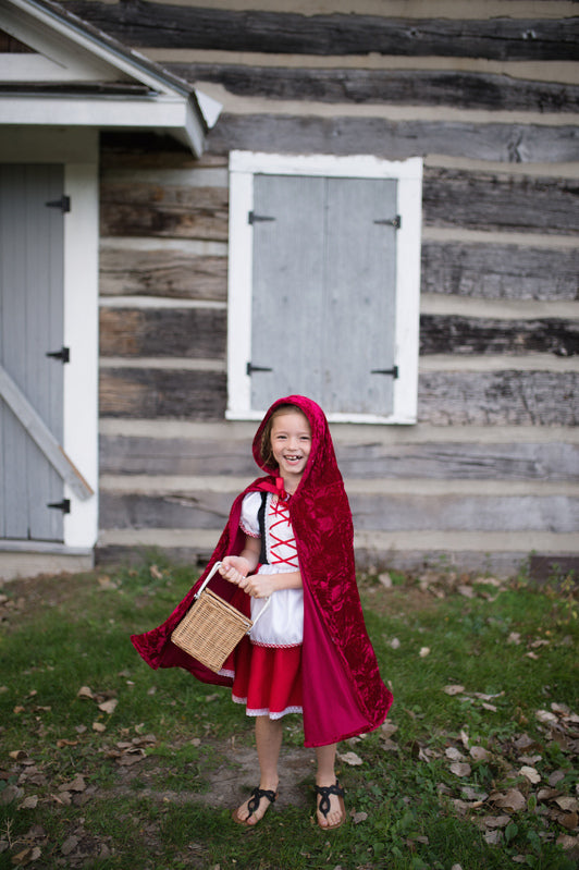Little Red Riding Hood Cape Size 5-6 by Great Pretenders Costumes Best Seller Fairy Unicorn and Castle Theme 3yrs+