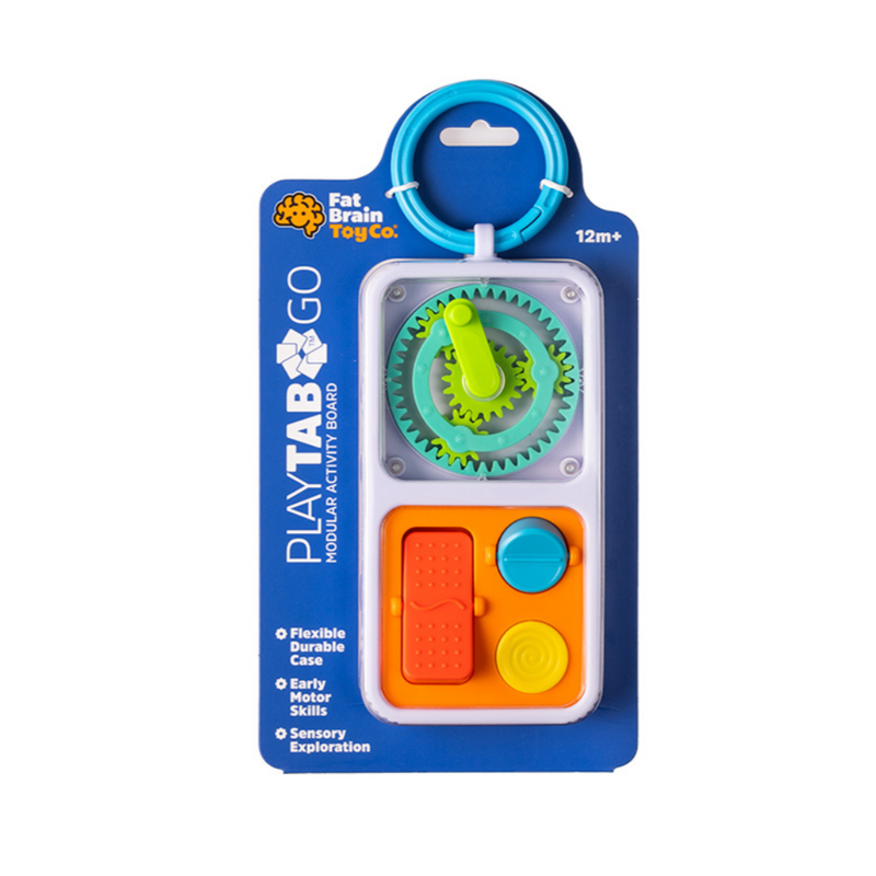 PlayTab Go Sensory Tiles by Fat Brain Toys Motor Skills Developmental Toys for Toddlers Best Seller 12m+