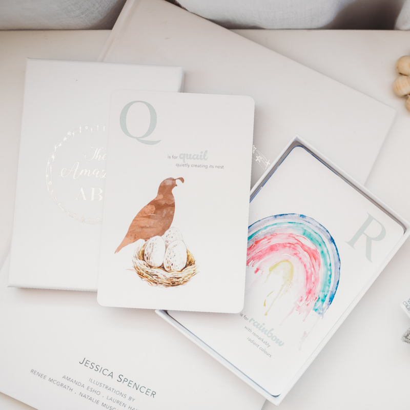 Adored Illustrations The Amazing ABC Flash Cards Early Literacy Phonics Memory Card Game 3yrs+