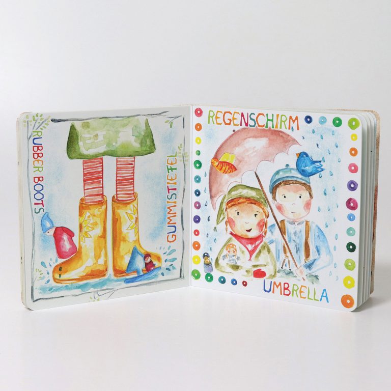 Grimm's Weather (Board Book) by Sarah Settgast Kids Book