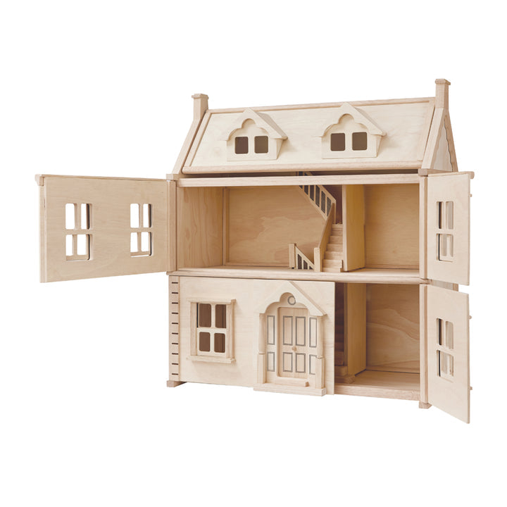 PlanToys Victorian Doll House Rubber Wood Best Seller 3yrs+ (Bulky Shipping)