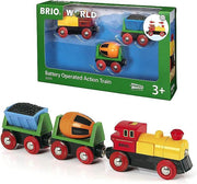 BRIO Battery Operated Action Train with Light 3pcs 3yrs+ - My Playroom 