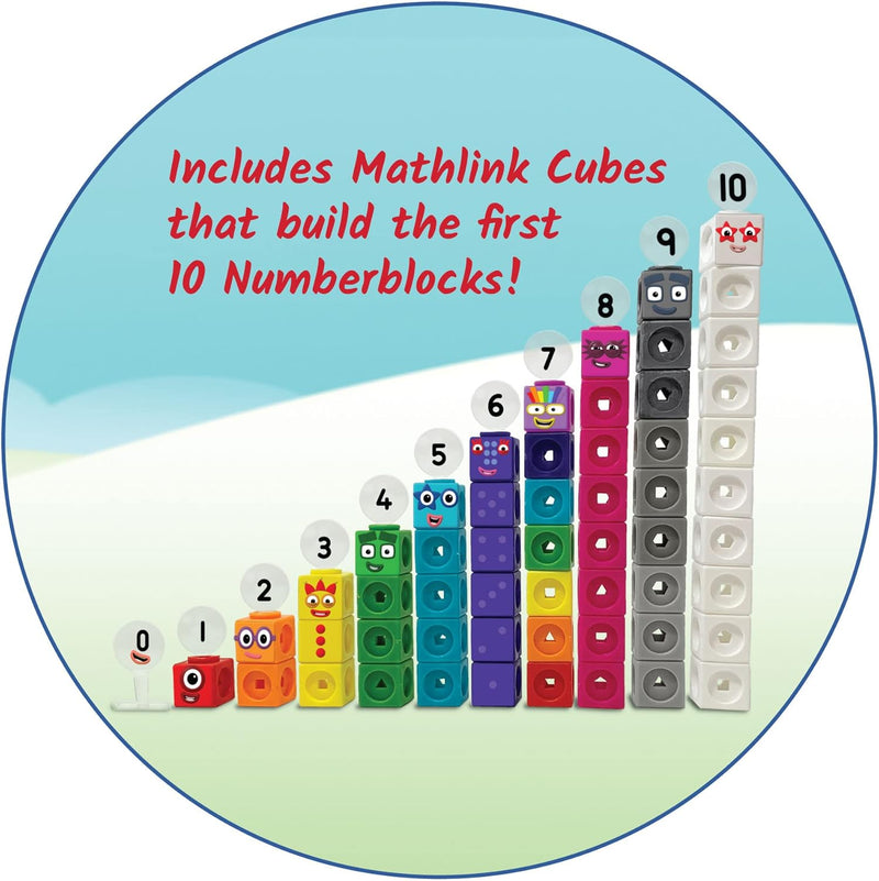 Numberblocks MathLink® Cubes Set 1-10 Math Games for Kids STEM Toys 3yrs+