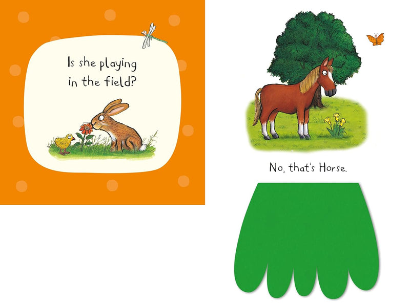 Who's Hiding On The Farm? (Board Book) by Alex Scheffler: Farm Animal Toys Kids Book Baby Gifts Idea
