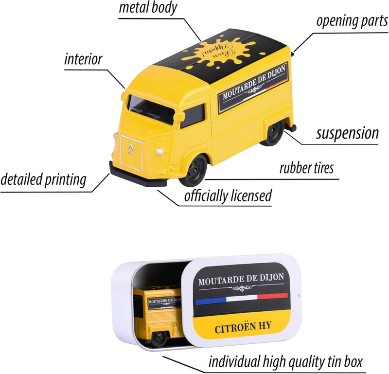 Majorette French Touch Deluxe Car 1pc 6 Designs 60th Anniversary Edition Metal Travel Toys Car 3yrs+