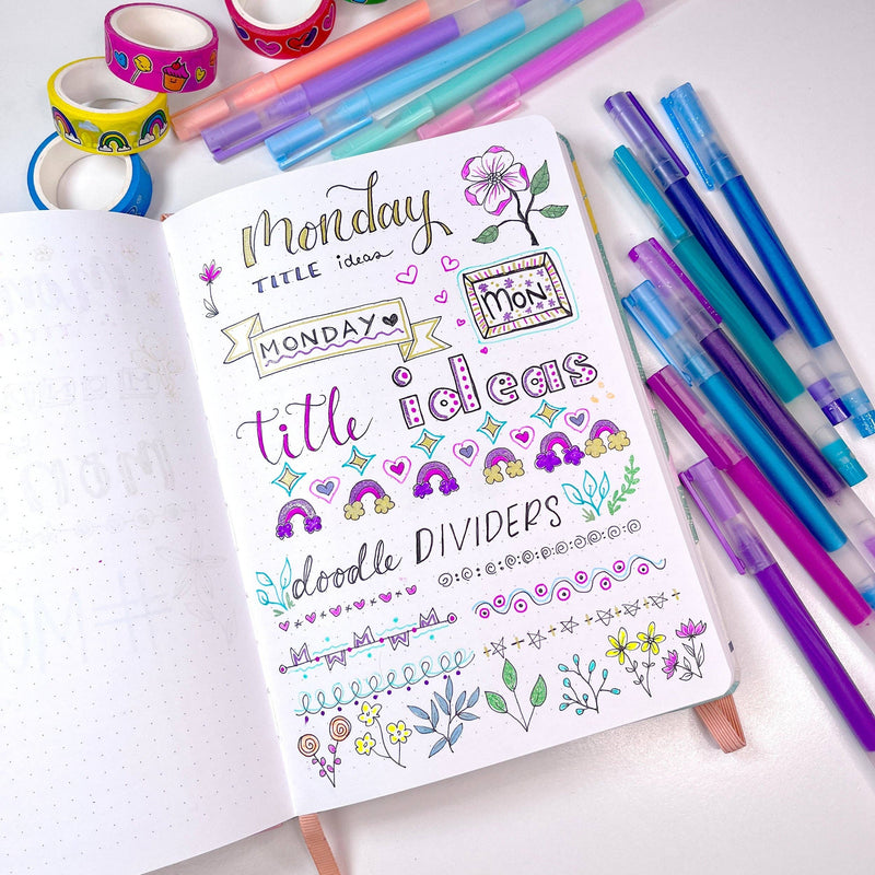 Life of Colour Juicy Gel Pens Set of 24 Metallic and Glitter Stationary Art and craft for kids 3yrs+