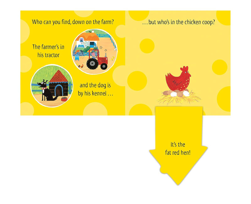 What the Ladybird Heard: Who’s on the Farm Lift the Flap (Board Book) by Julia Donaldson Kids Picture Book
