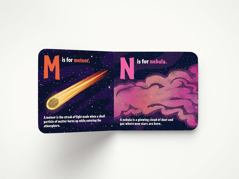 ABCs of Astrophysics (Board Book) Early Literacy STEM Science Kids Book