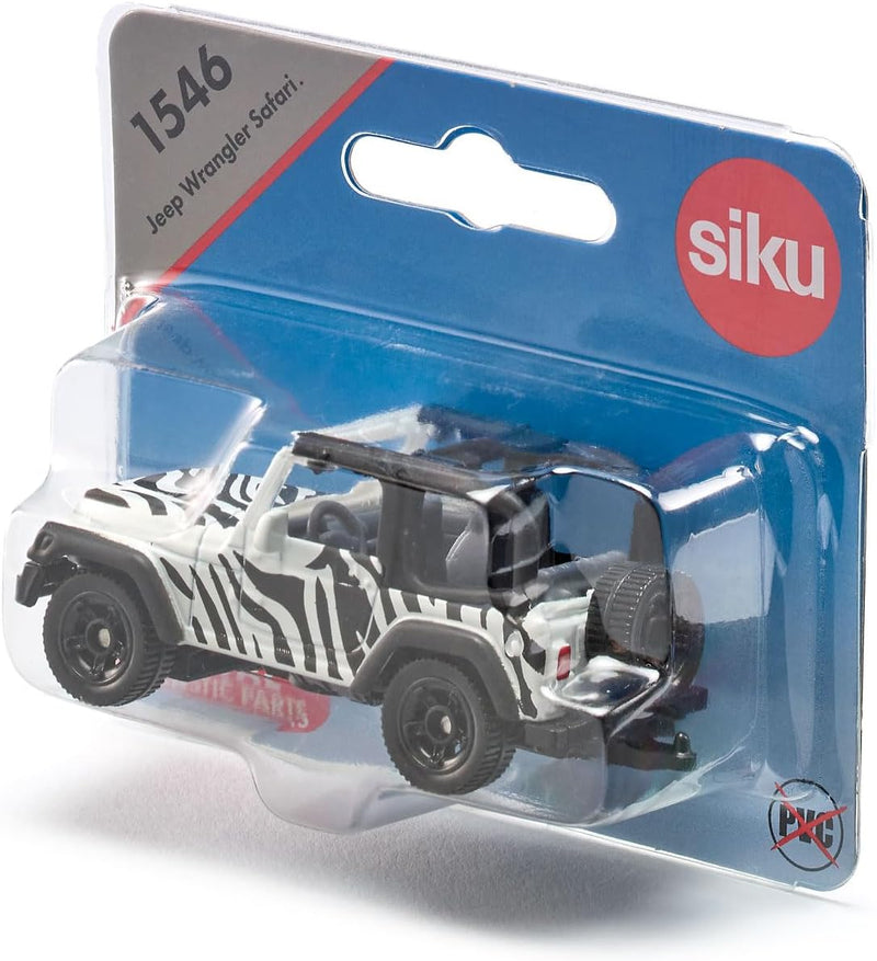 Siku Jeep Wrangler Safari Toy Car 3yrs+