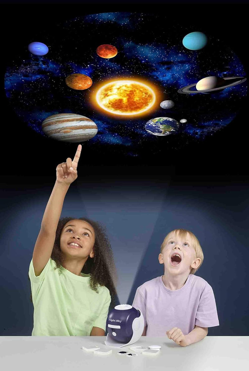Brainstorm Toys Night Sky Solar System and Moonlight Projector STEM Toy for 8yrs+