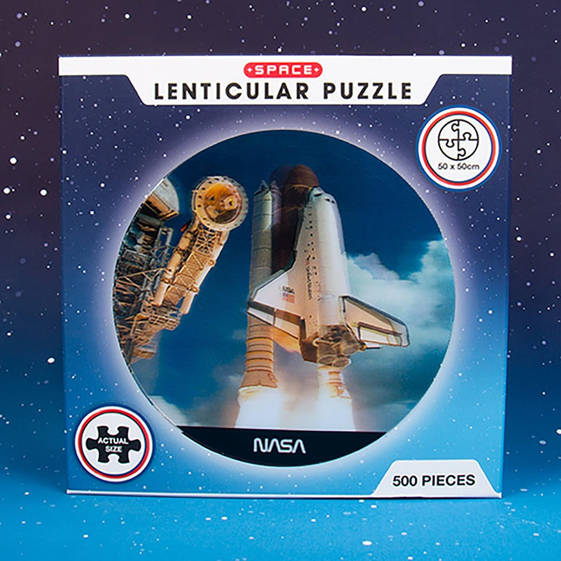 NASA Lenticular Jigsaw Puzzle 500 Piece 3D effect by Fizz Creations 8yrs+