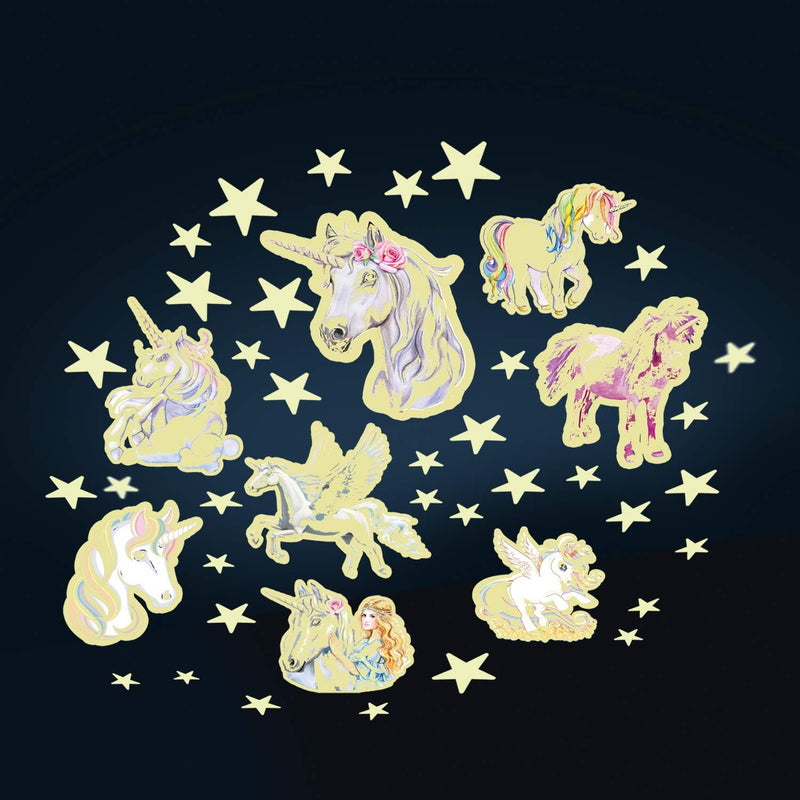 Glow Stars and Unicorns by Brainstorm Toys Room Decor Fairy Unicorn and Castle Theme 3yrs+