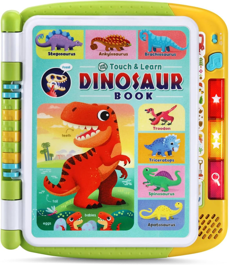 Dinosaurs Interactive Touch and Learn Sound Book STEM Toys Dinosaur Toys Cognitive Developmental Toys for Preschoolers Best Seller Dinosaur and Dragon Theme 3yrs+