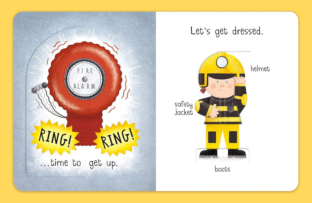 Busy Day Firefighter Lift the Flap Board Book