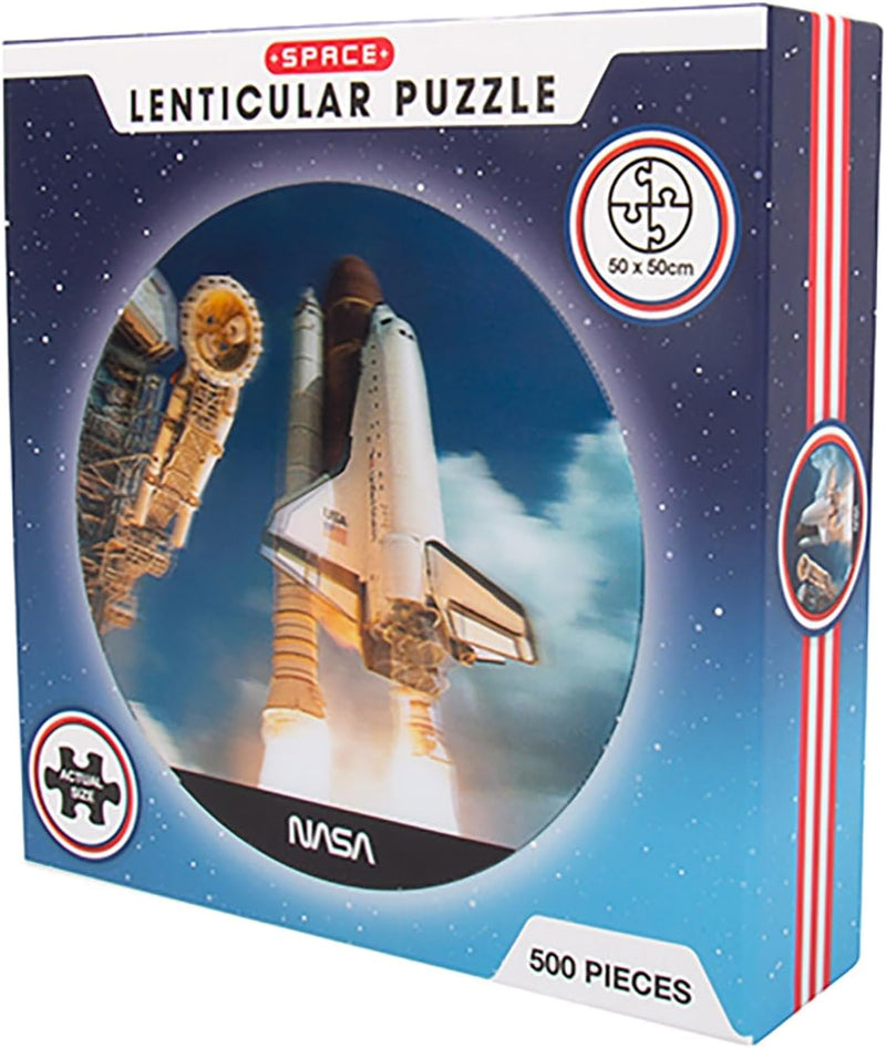 NASA Lenticular Jigsaw Puzzle 500 Piece 3D effect by Fizz Creations 8yrs+