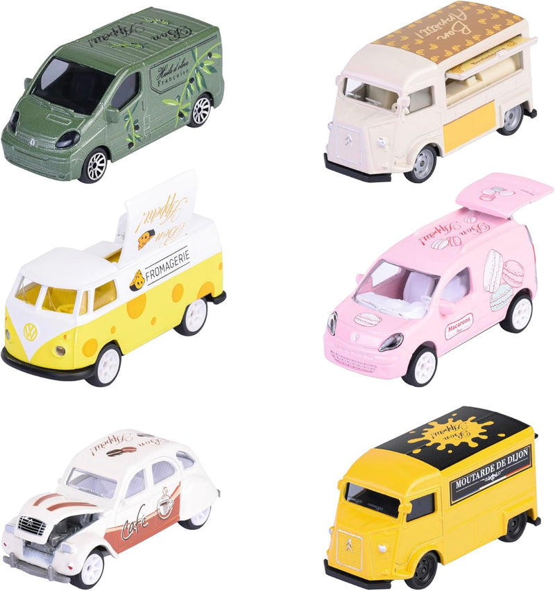 Majorette French Touch Deluxe Car 1pc 6 Designs 60th Anniversary Edition Metal Travel Toys Car 3yrs+