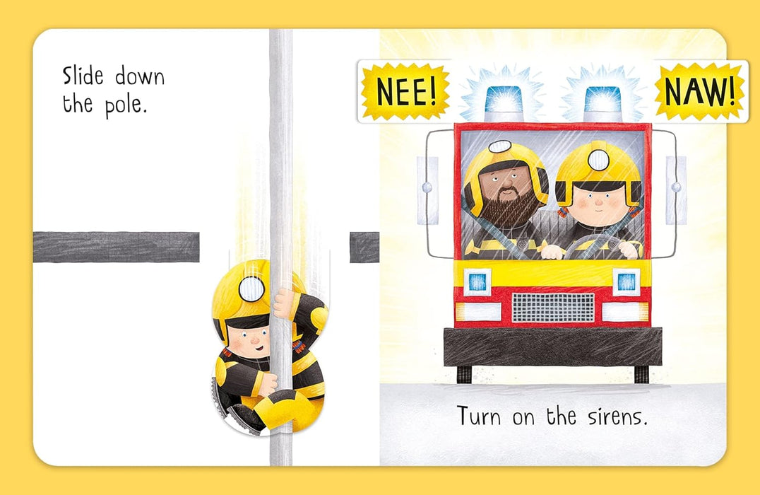 Busy Day Firefighter Lift the Flap Board Book