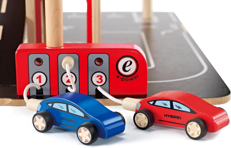 Hape Park & Go Garage Toy Car 3yrs+ (Bulky Shipping)