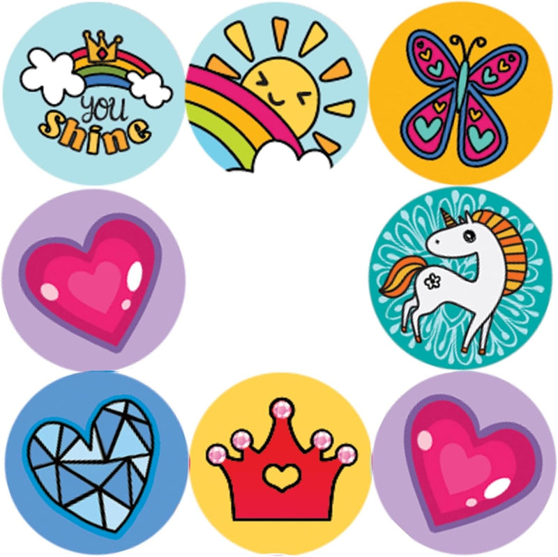 Rainbow Sticker Stamper by House of Marbles Art and Craft for Kids Fairy Unicorn and Castle Theme  3yrs+