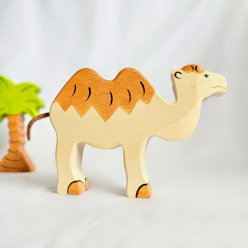 Holztiger Camel Wooden Animals Wildlife Animal 3yrs+