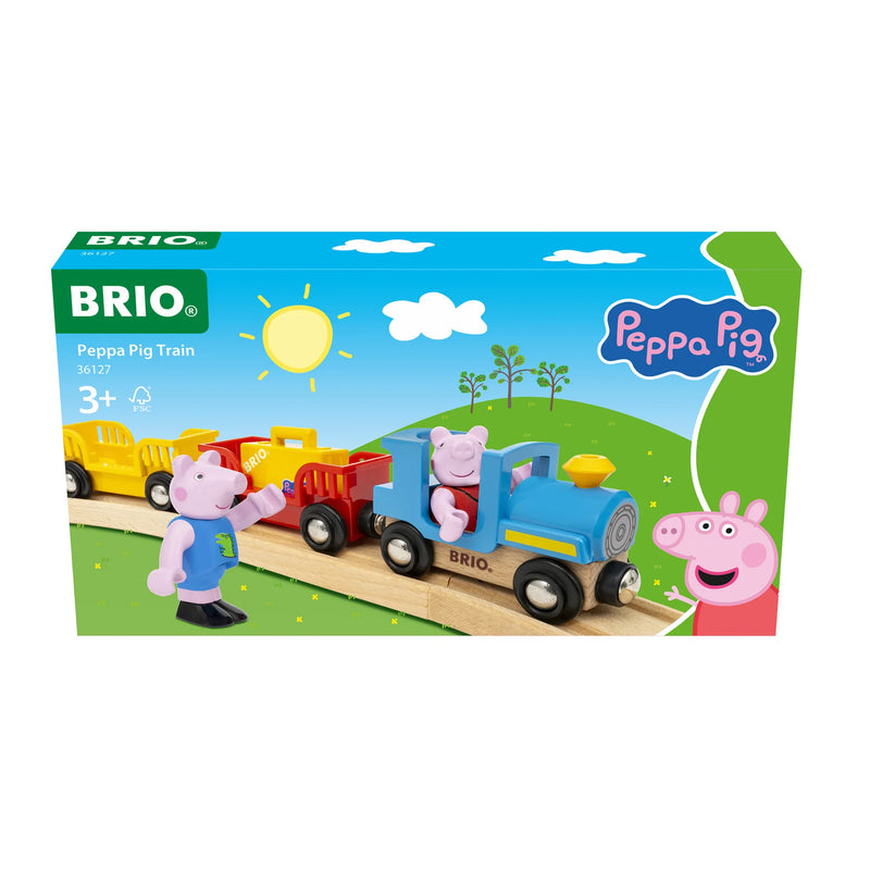 Brio Peppa Pig Train 5pcs Set Toy Train 3yrs+