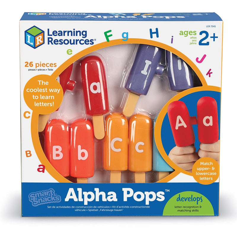 Smart Snacks Alpha Pop by Learning Resources Early Literacy Phonics Range Cognitive Language Developmental Toys for Toddlers Gifts Idea Best Seller 2yrs+