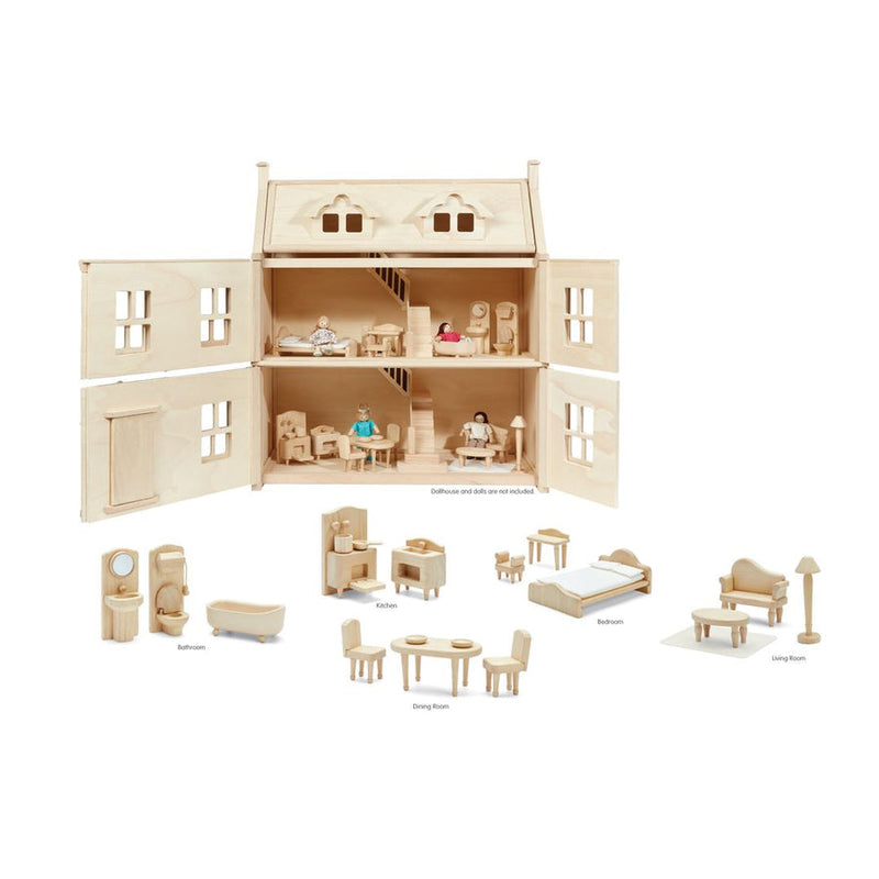 PlanToys Victorian Furniture Set Rubberwood Doll House Furniture Best Seller 3yrs+