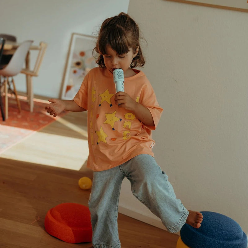Kidywolf KidyKaraoke Portable Karaoke with 2 Microphones Wireless and Bluetooth Travel Toys 5yrs+