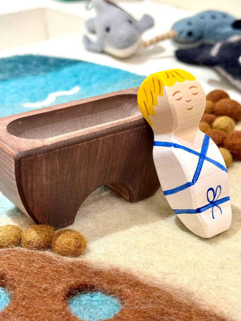 Holztiger Baby Jesus Wooden Figures 3yrs+ Christmas Range