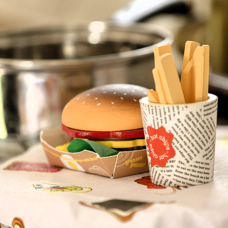 Make Me Iconic Wooden Toy Food Australian Food Set Play Kitchen Role Play Pretend and Imaginative Play 3yrs+