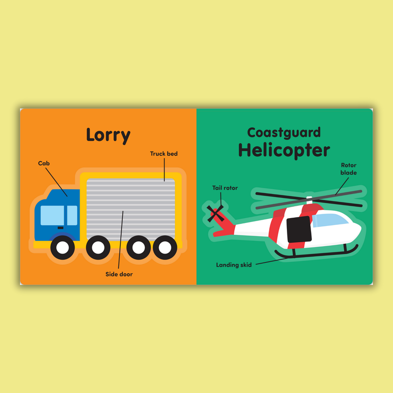 Big Block Books My First Vehicles (Board Book) by Sarah Lock Kids Picture Book