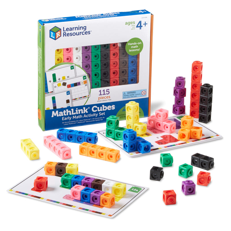 MathLink® Cubes Early Math Activity Set by Learning Resources Early Math Range Cognitive STEM Toys 4yrs+