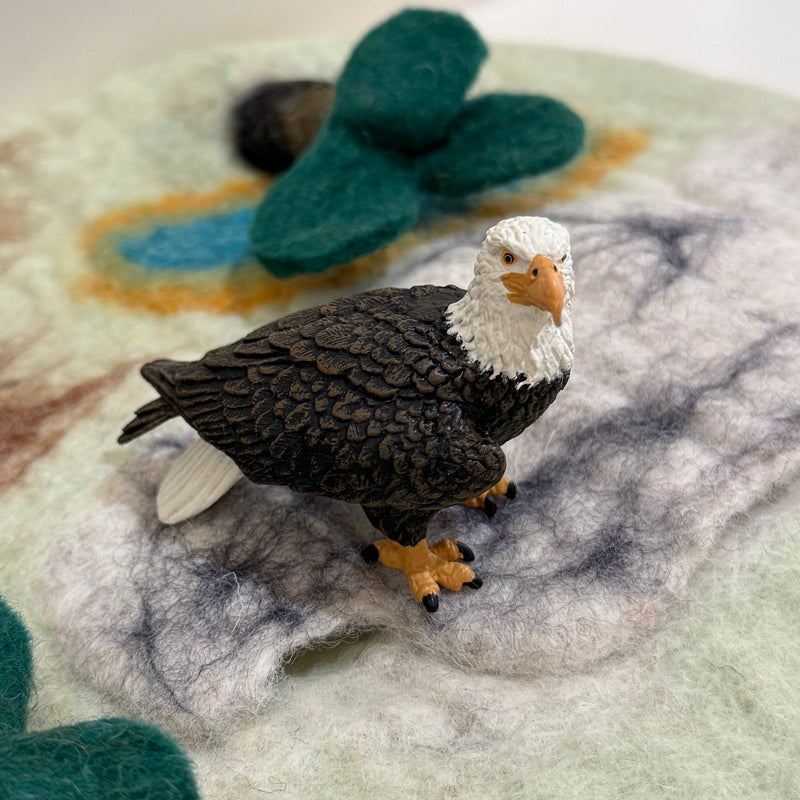 Bald Eagle Figurine by Safari Ltd Woodland Collection Animal Figurines 3yrs+