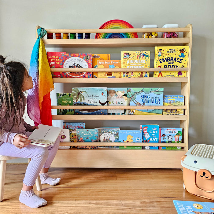 Nursery Book Shelves Montessori Freestanding Bookshelf Storage