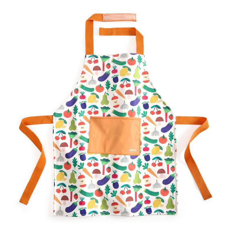 Djeco Vegetable Garden Apron Play Kitchen Practical Life Materials 2yrs+