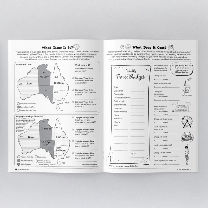 Plug Into Travel Activity Interactive Book Australia Edition Reviewed by Primary School Teachers Australia