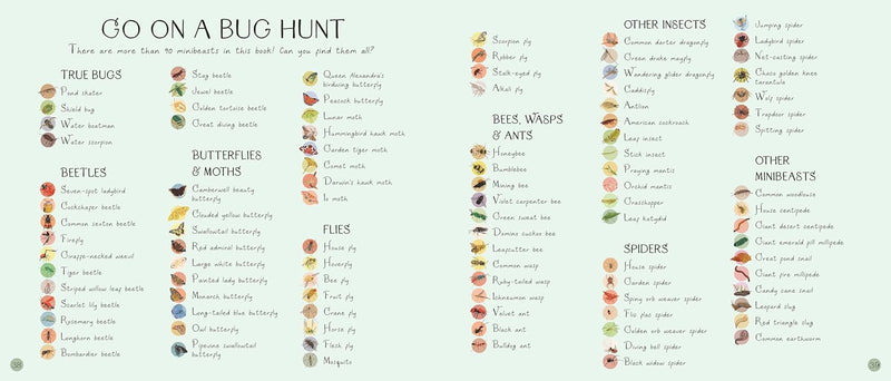 Minibeasts Under the Magnifying Glass (Hardcover) by Rosie Neave 5yrs+