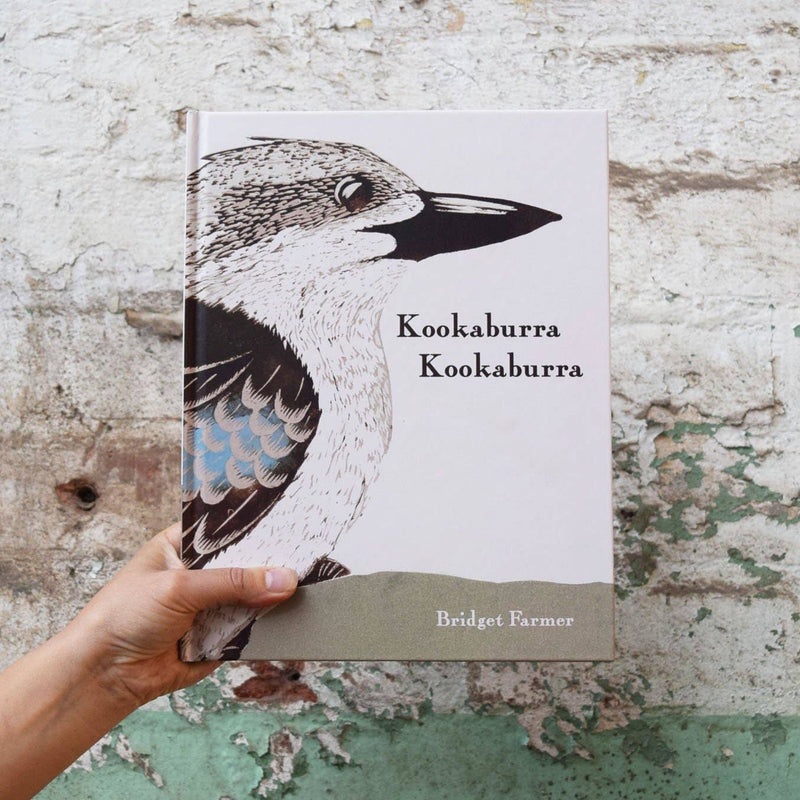 Bridget Farmer Printmaker Kookaburra Kookaburra Children's Book (Hardcover) by Bridget Farmer: A book about birds Australian Animals Kids Book