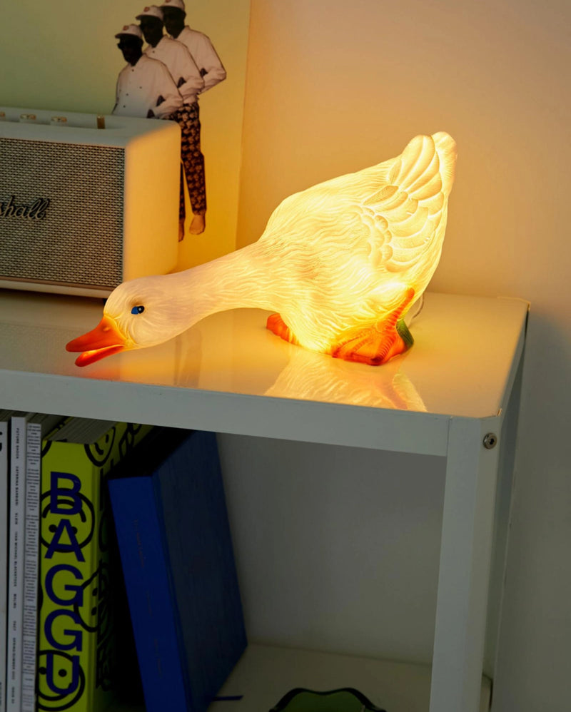 Heico Kids Night Light Chasing Duck Lamp with white CORD