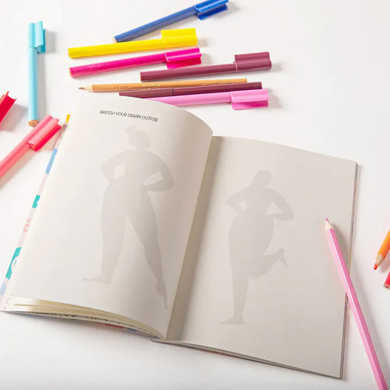 Kids Creativity Journal by Journey Of Something About Drawing, Palettes, Imagination and Wellbeing Stationary Social-Emotional Travel Toys Gifting Idea for 7yrs+