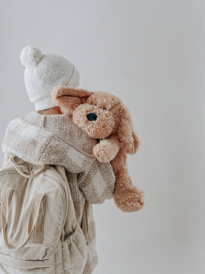 Mindful & Co Kids Charlie The Sensory Puppy Dog Weight Plush Toys Wellbeing Gifting Idea Best Seller 3yrs+